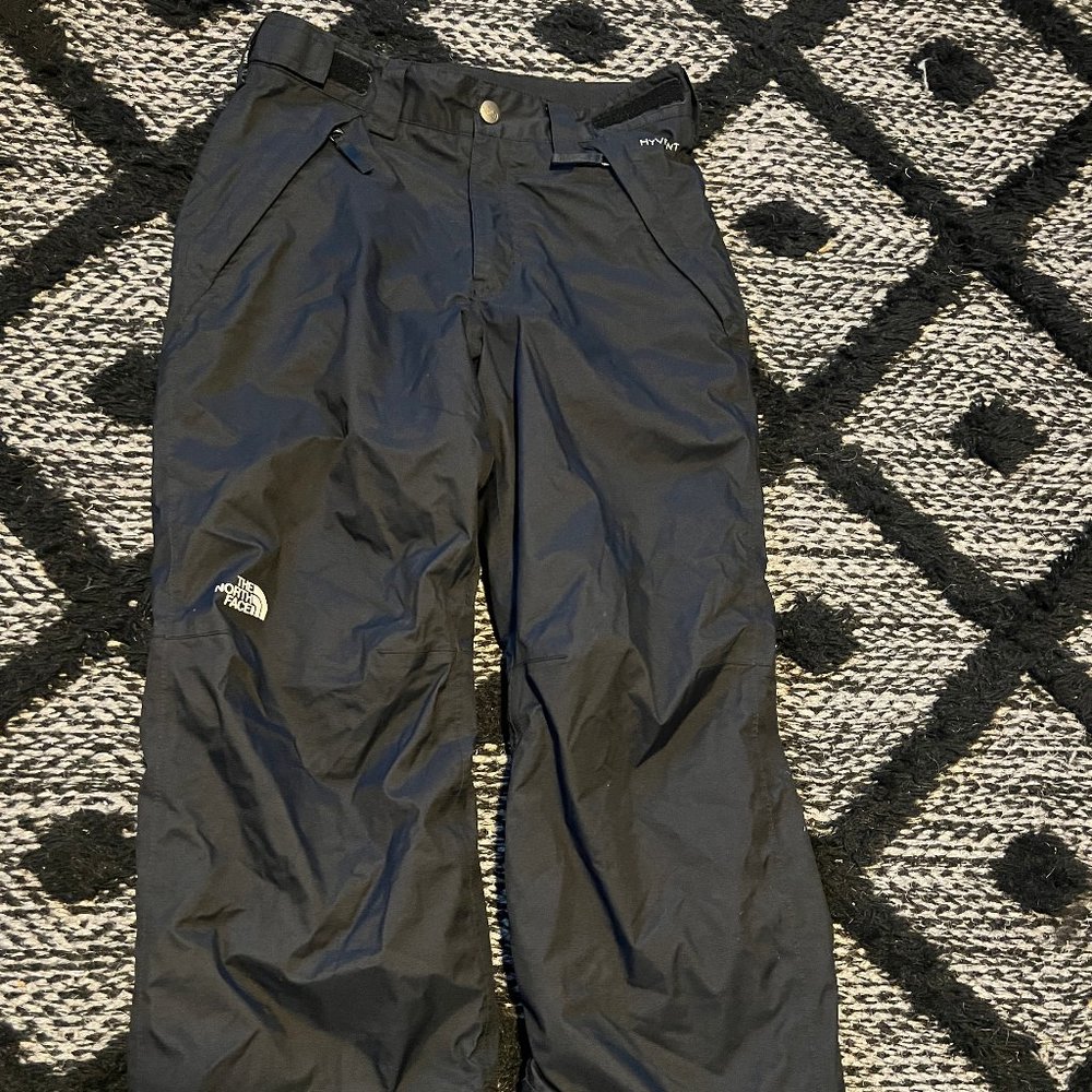 North Face Freedom Boy's Insulated Ski Pants Black, Size Medium (10/12)